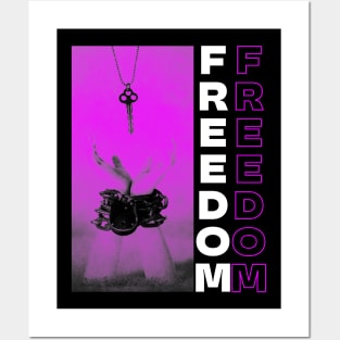 Purple Freedom Posters and Art